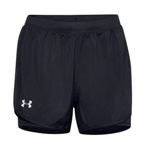 2 PAIRS black Under Armour Fly Shorts 2.0